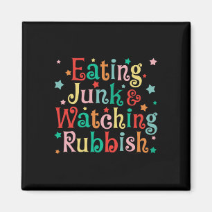 Íman Comendo Comida De Xmas E Assistindo O Natal Bêbado