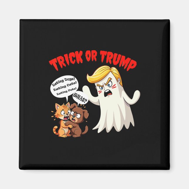 Íman Comendo O Truque Dos Cães Ou O Trump Engraçado 202 (Frente)