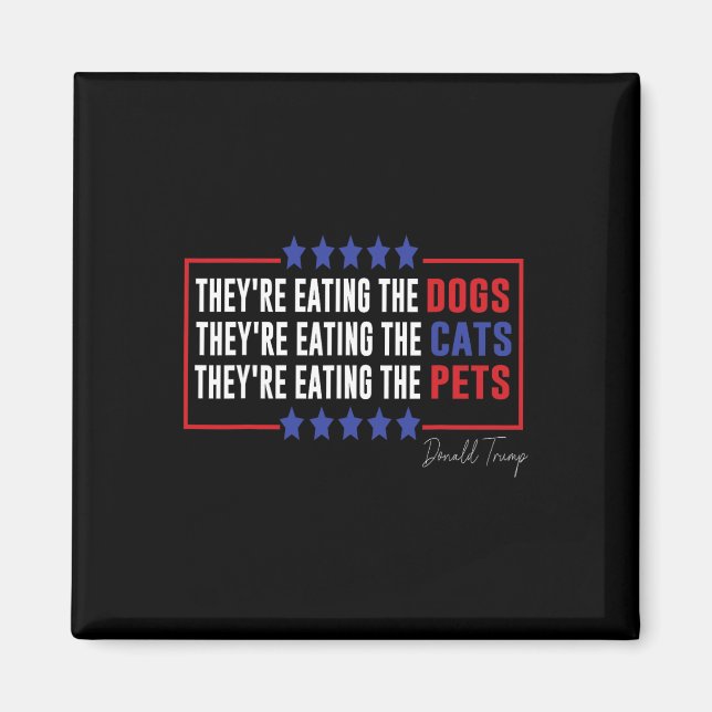 Íman Comendo Os Cães Que Comem Os Gatos Comendo (Frente)