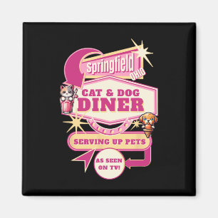 Íman Comendo Pets Springfield Ohio Cats Engraçados Cães