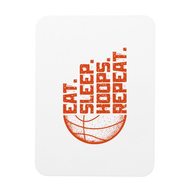 Íman Comer Dormir Basquete Repetir Citações Engraçadas  (Vertical)