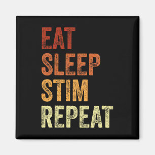 Íman Comer Dormir Estim Repetir Divertido Conscientizaç