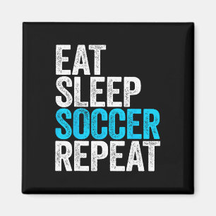 Íman Comer Dormir Futebol Repetir Camiseta Homens Mulhe