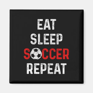 Íman Comer Dormir Futebol Repetir Jogador de Futebol Ho