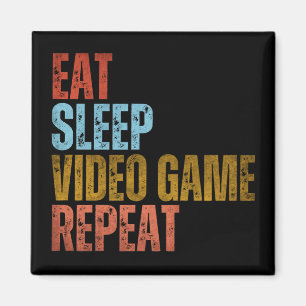 ÍMAN COMER DORMIR JOGO DE VÍDEO REPETIR