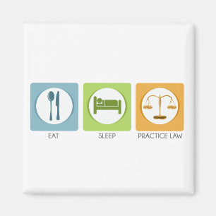 Íman Comer dormir, praticar direito