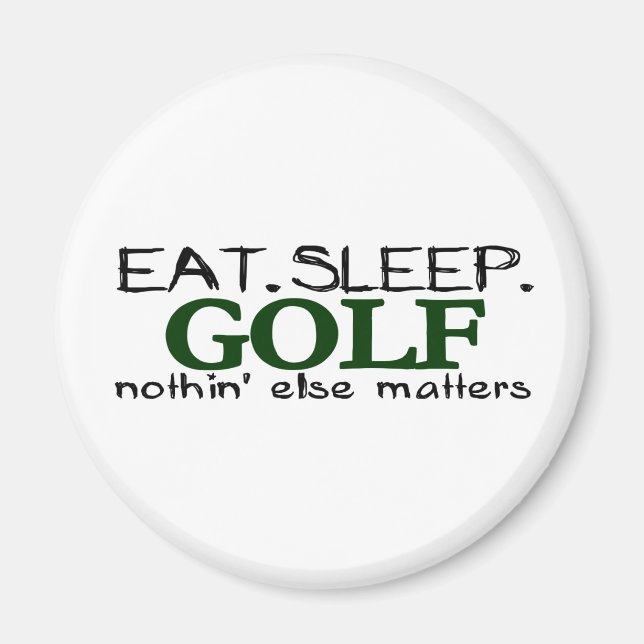 Íman Comer Golf do Sono (Frente)