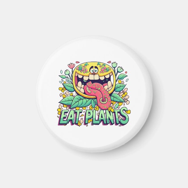 Íman Comer Plantas (Frente)