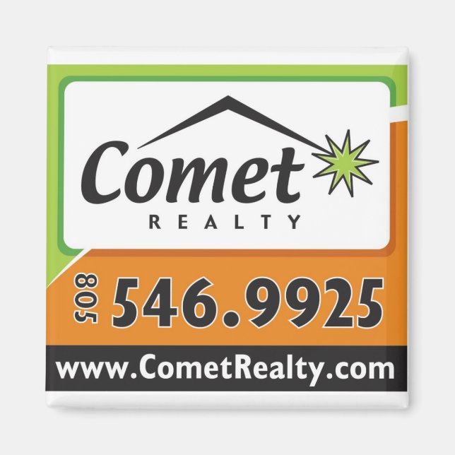 Íman Comet Realty (Frente)