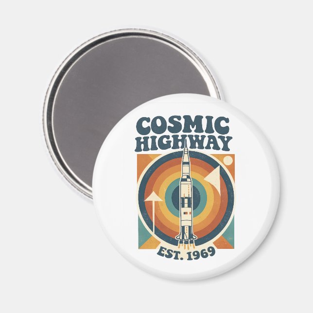 Íman Comic Highway – Fun Pop Art for Comic Fans (Front/Back)