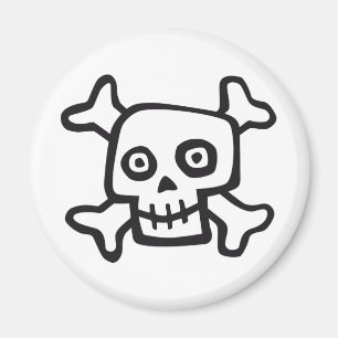 Íman comic skull