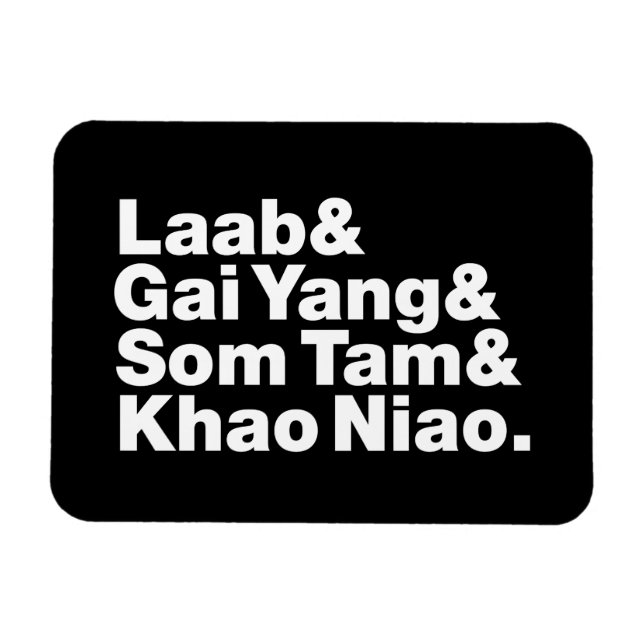 Íman Comida da Rua Isaan Tailandesa (Horizontal)