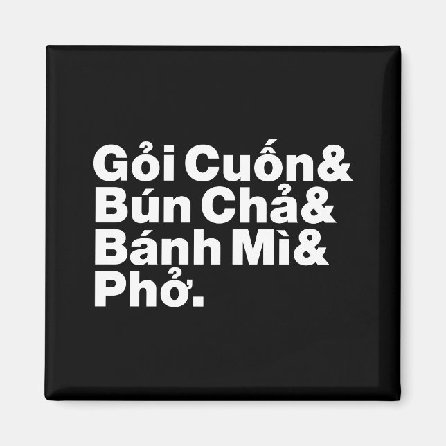 Íman Comida da rua vietnamita (Frente)