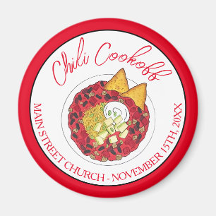 Íman Comida de jantar da Competição Chili Chili Soup Co