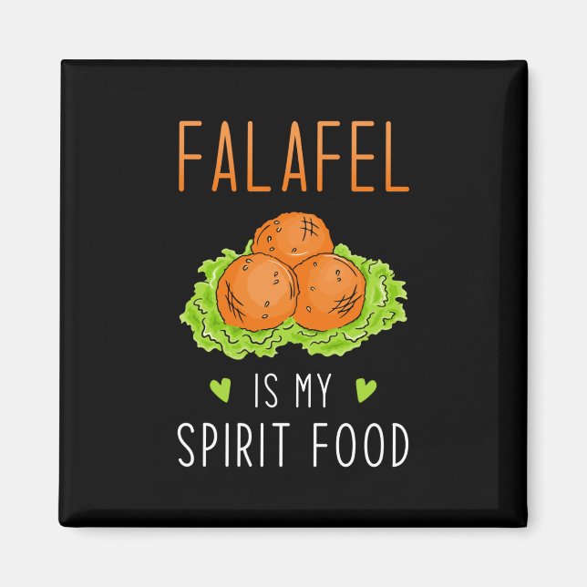 Íman Comida Espírito Falafel (Frente)