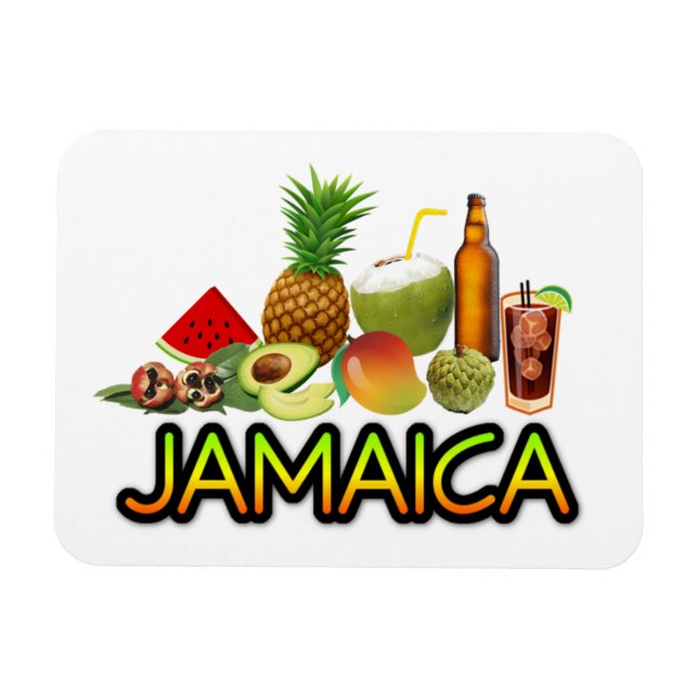 Íman Comida jamaicana (Horizontal)