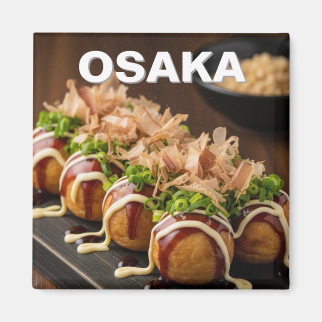 Íman Comida Japonesa Osaka Takoyaki (Frente)