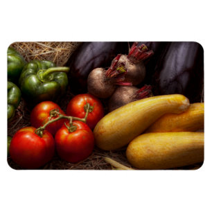 Íman Comida - pimentas, tomates, polpa e nabos