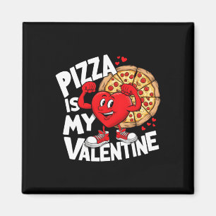 Íman Comida Pizza É Meu Namorado Coração Forte Meme Val
