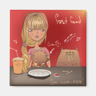 Íman Comida rápida