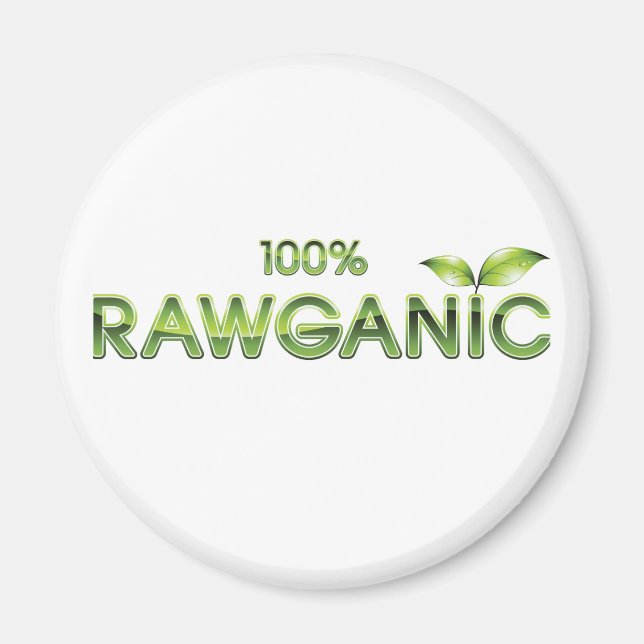Íman comida Rawganic 100% (Frente)