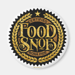 Íman Comida Snob - amante engraçado da comida