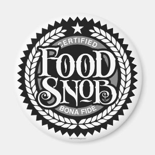 Íman Comida Snob - amante engraçado da comida