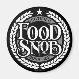Íman Comida Snob - amante engraçado da comida