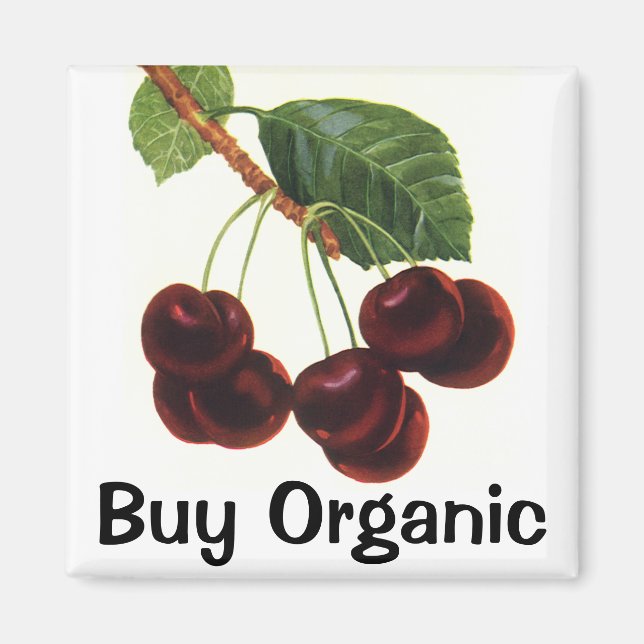 Íman Comidas de Frutas, Cerejas de Estripagem de uma Ár (Frente)