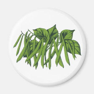 Íman Comidas de Vintage, Feijão Verde Orgânico
