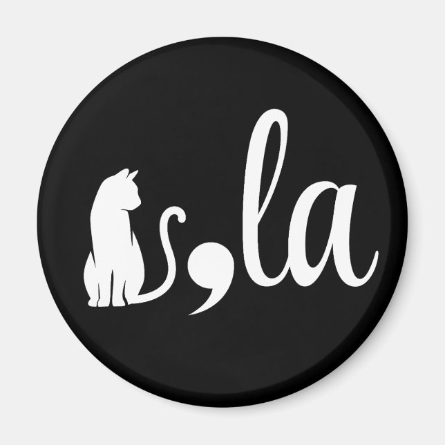 Íman Comma La Kamala Harris - mãe de gato para Kamala (Frente)