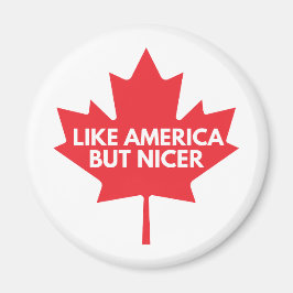 Íman Como a América, mas Imã de geladeira mais agradáve