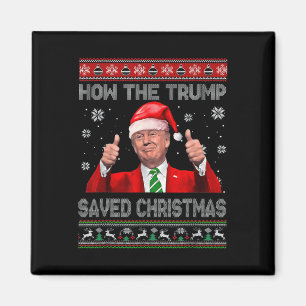 Íman Como A Trump Salvou O Natal Engraçada Trump Feia