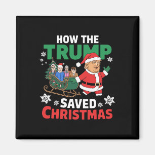 Íman Como A Trump Salvou O Natal Engraçado Trump Christ