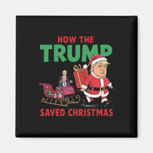 Íman Como A Trump Salvou O Natal Engraçado Trump Christ