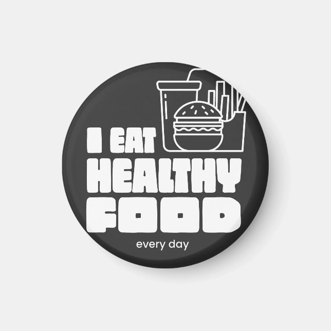 Íman Como Alimentação Saudável Todos os Dias (Frente)