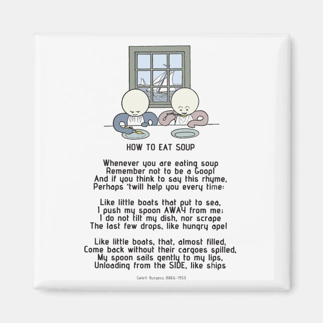 Íman Como Comer Sopa - As Águas (Frente)