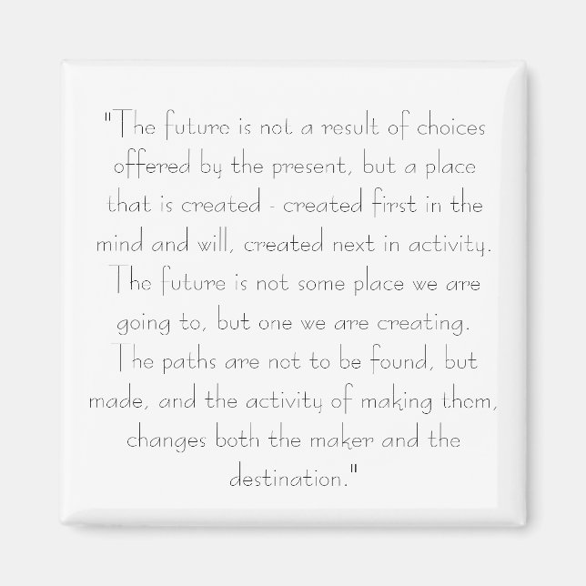 Íman Como criar seu destino (Frente)