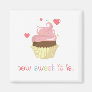 Íman Como doce é cupcake