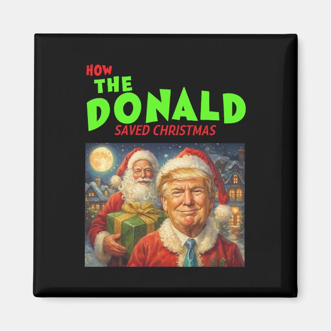 Íman Como Donald Trump Salvou o Natal  (Frente)