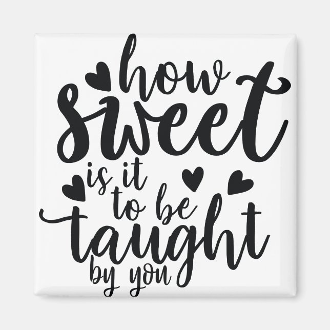 Íman como é doce ser ensinado por você (Frente)