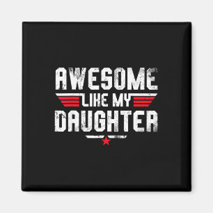 Íman Como Minha Filha Camisa Homens Engraçados Pai 1