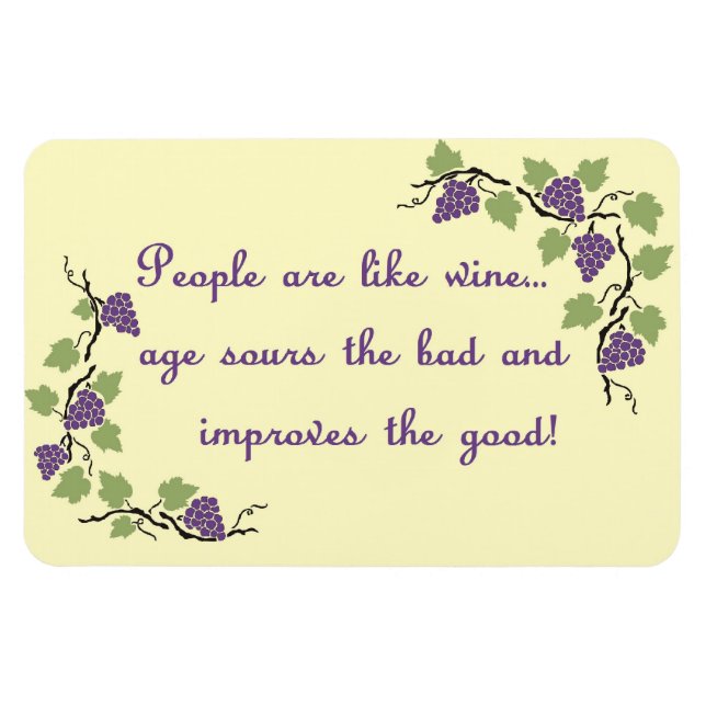 Íman Como o vinho (Horizontal)