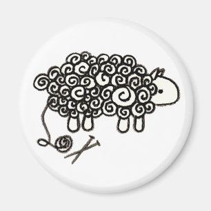 Íman Como os Knitters vêem o ímã dos carneiros