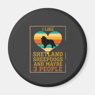 Íman Como Pastores da Ilha de Shetland Talvez Pessoas C