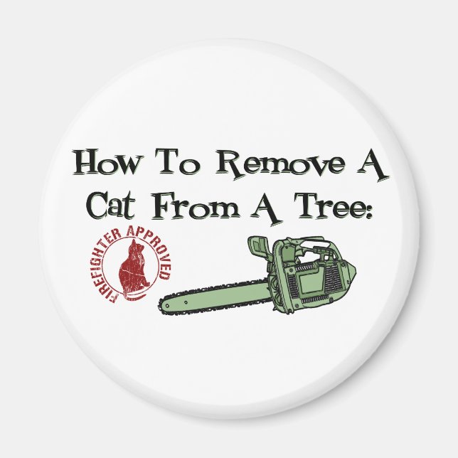 Íman Como remover um gato de uma árvore... (Frente)