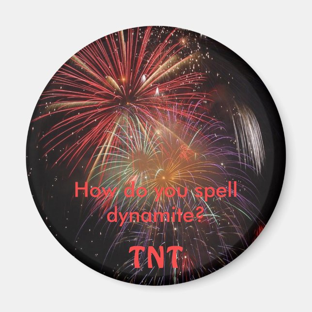 Íman Como se soletra dinamite? (Frente)