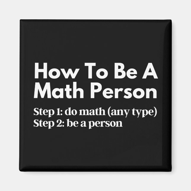 Íman Como Ser Uma Pessoa De Matemática (Frente)