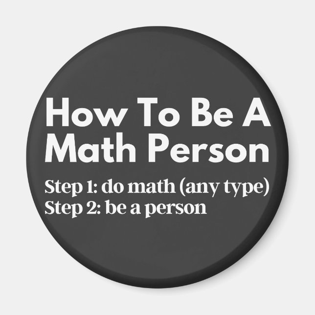 Íman Como Ser Uma Pessoa De Matemática (Frente)