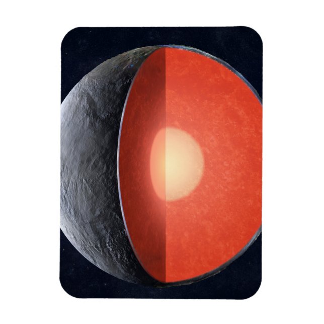 Íman Como Um Planeta Rocky Se Forma. (Vertical)